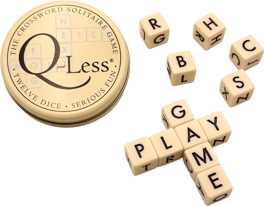 Q-Less | The Crossword Solitaire Game