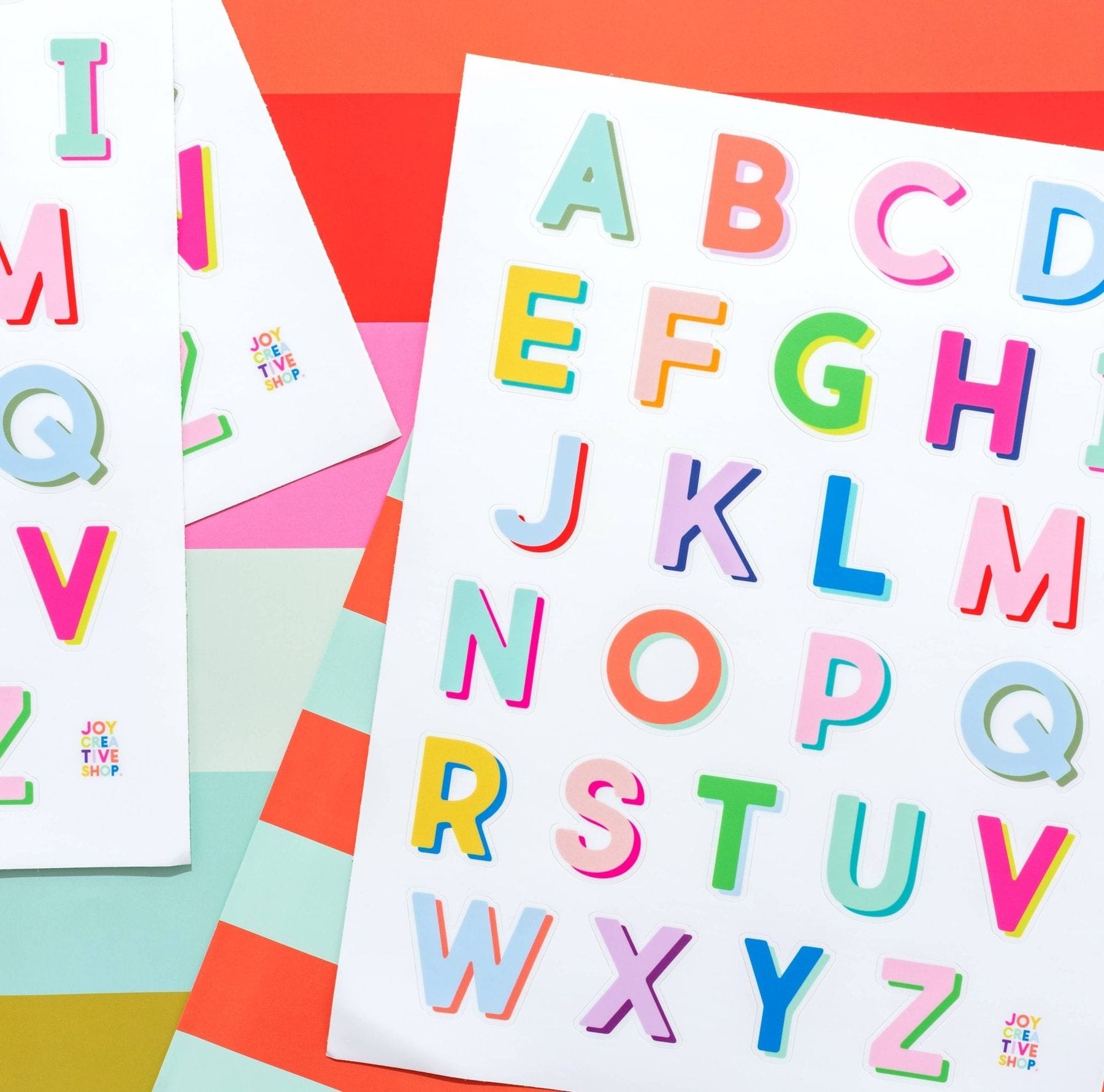 Vinyl Alphabet Stickers
