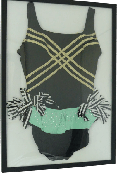 Gold Striped Swimsuit