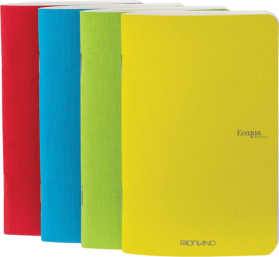 Fabriano EcoQua Staplebound Notebooks