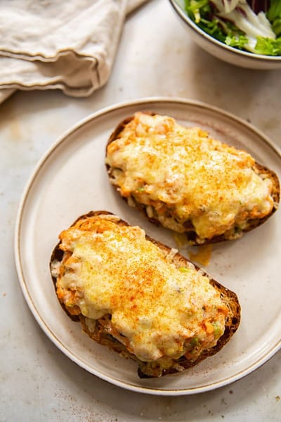Hot Cheesy Salmon Sandwich Recipe