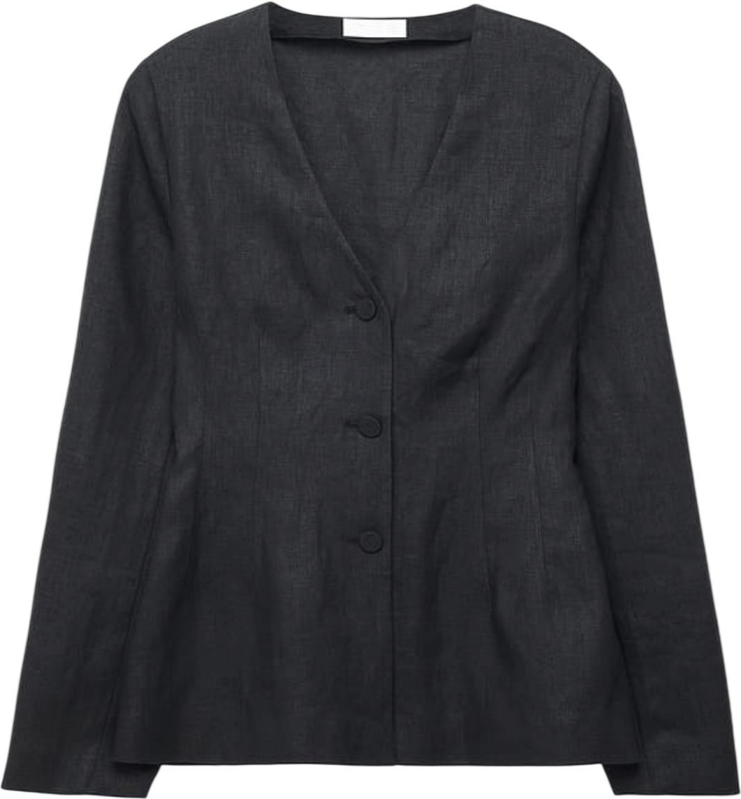 Linen Hourglass Blouse