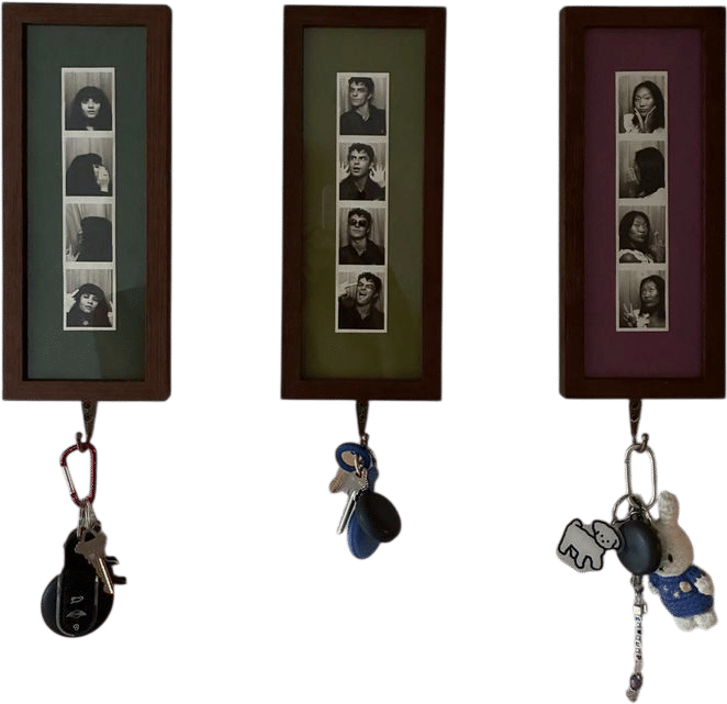 Photo Strip Key Hooks