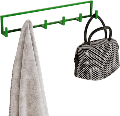 Modern Metal Wall Mounted Coat Rack