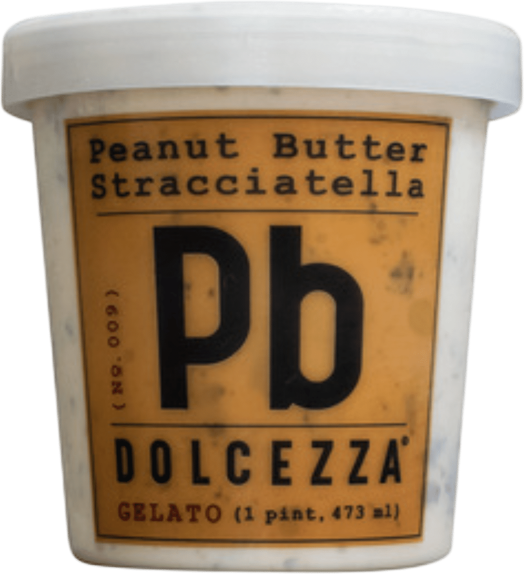 Dolcezza Peanut Butter Stracciatella Gelato