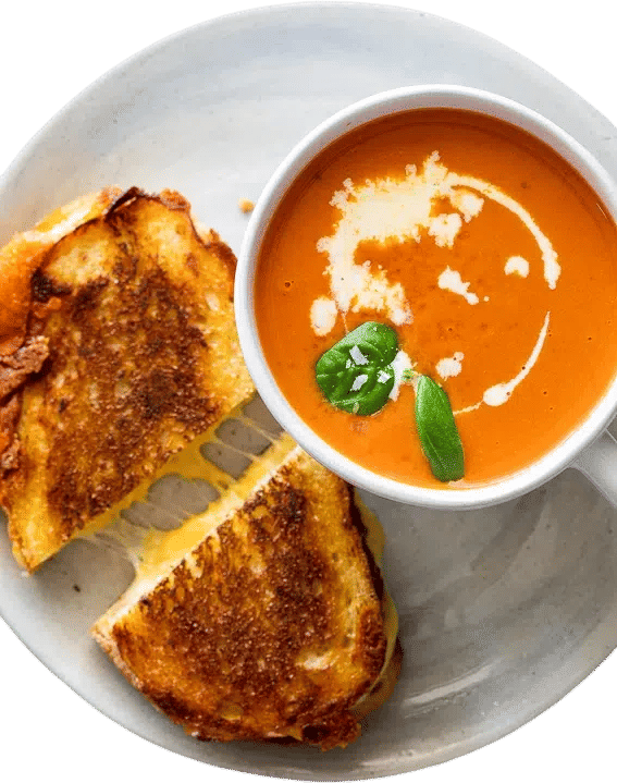 Grilled Cheese and Tomato Soup