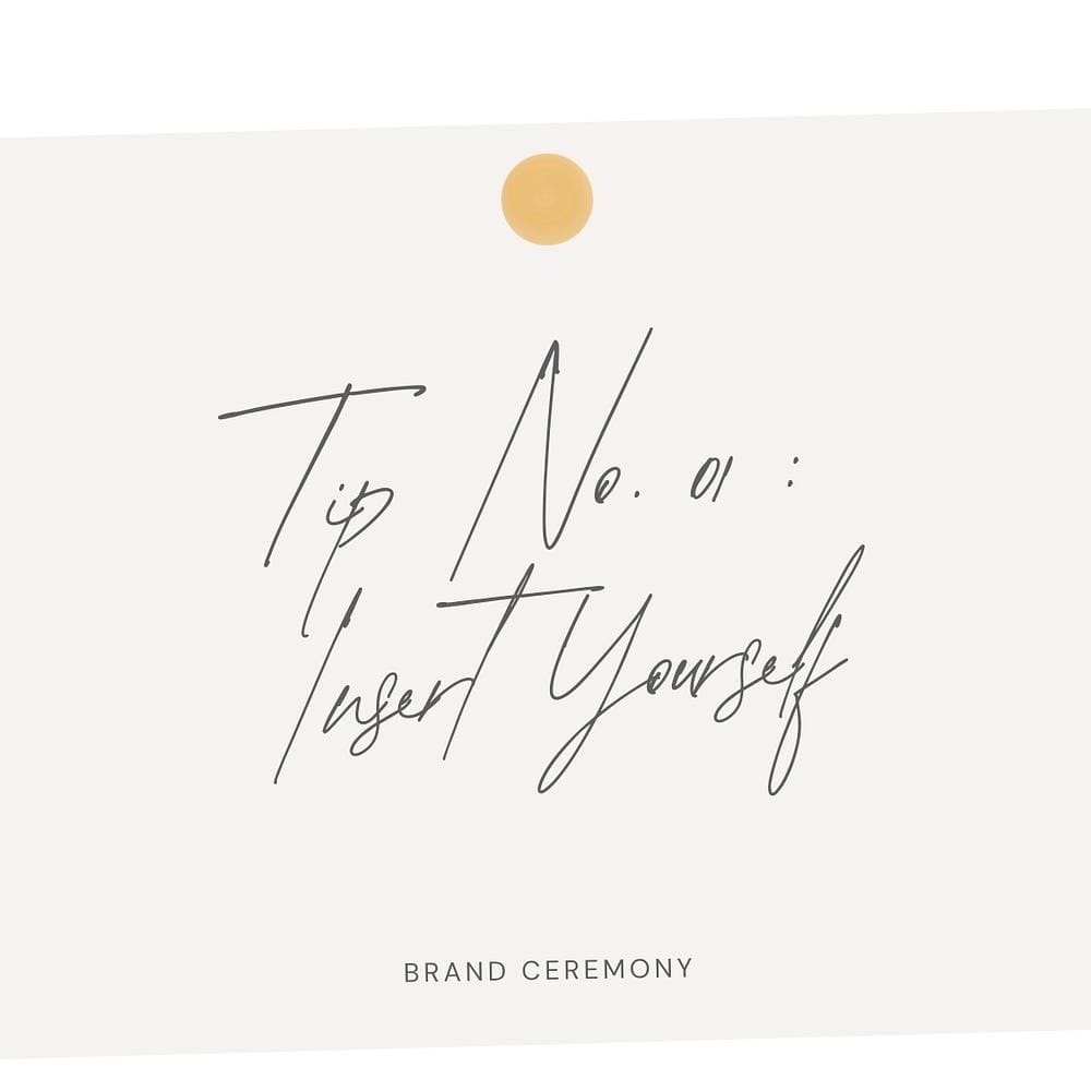 Brand Tip No. 01: Insert Yourself Into Trends