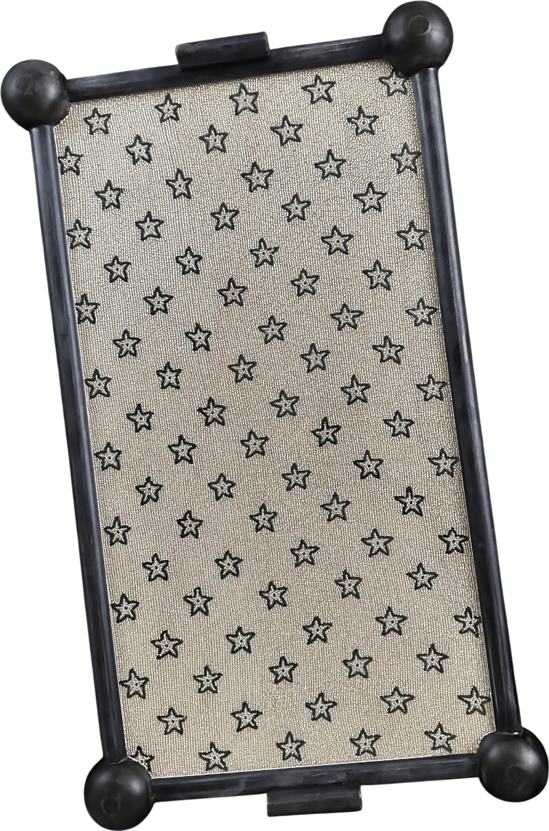 Tigra Tigra Glass Beaded Tea Serving Tray