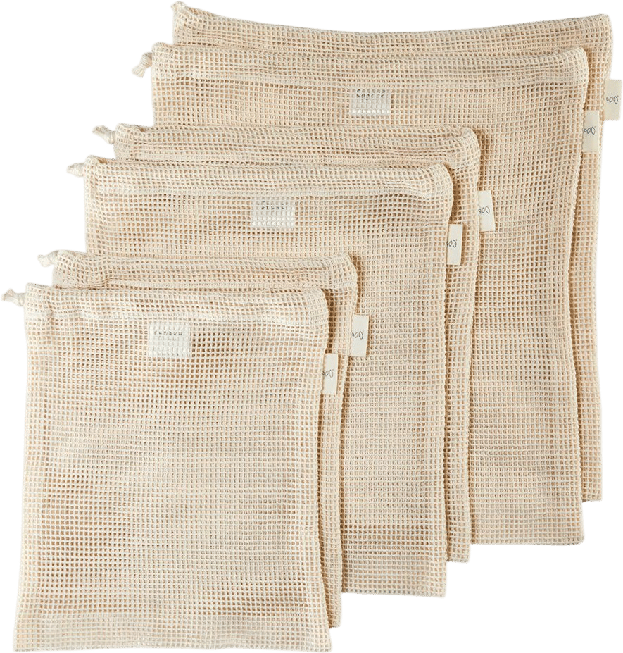 Organic Cotton Mesh Reusable Produce Bags