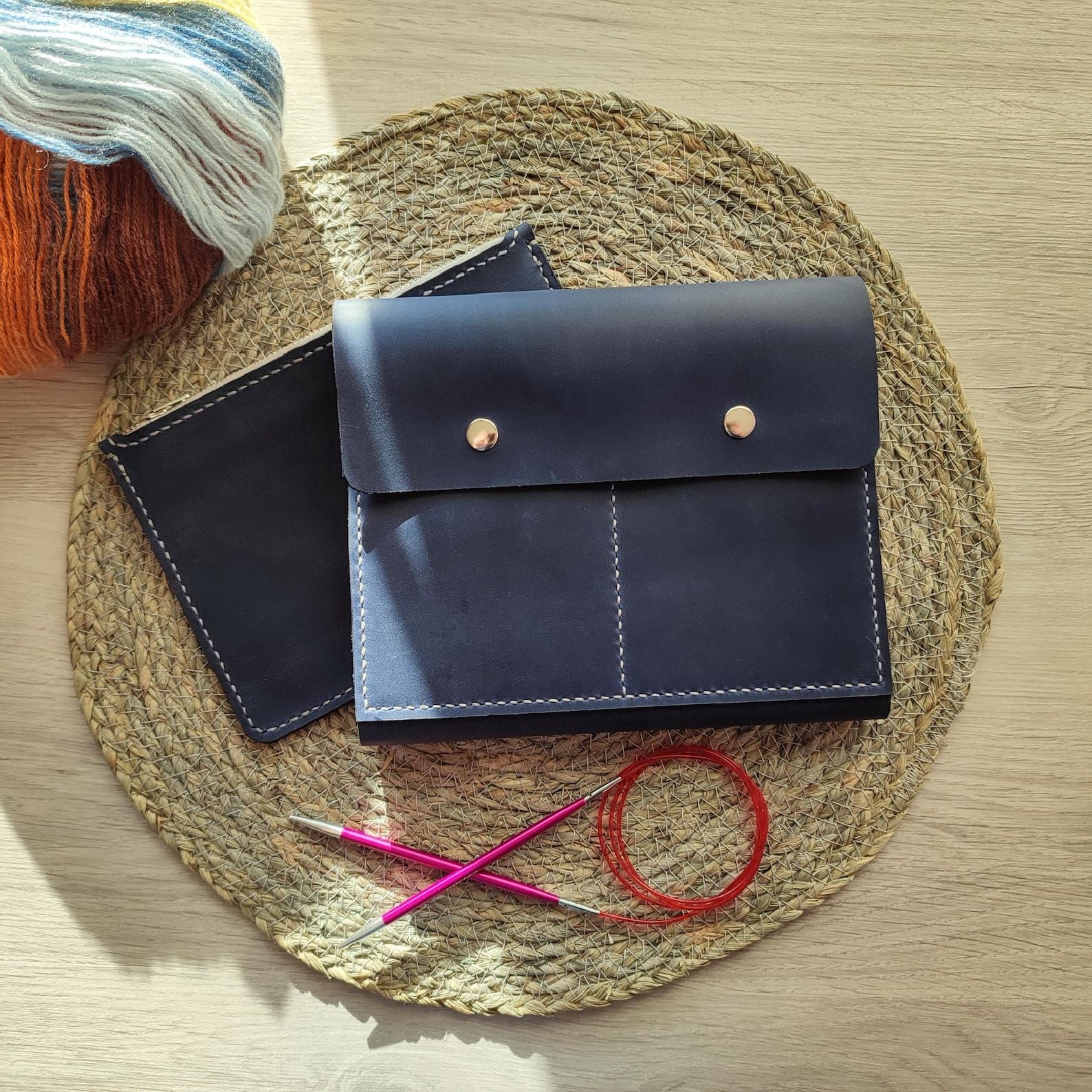 Leather Organizer for Knitting Needles