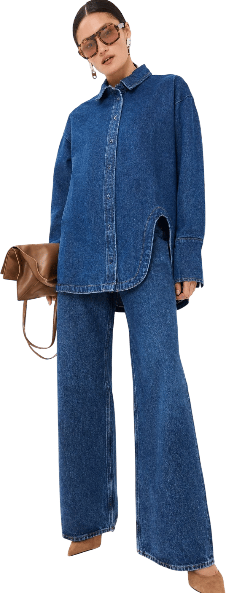 High curved side hem