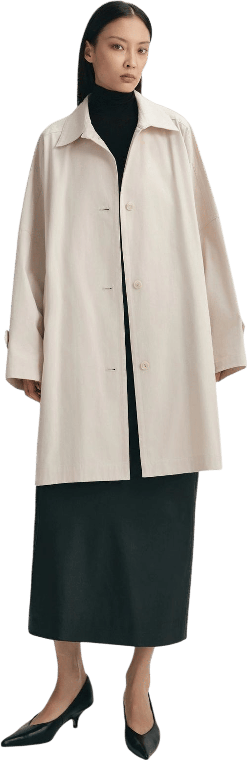 A good, loose trench coat