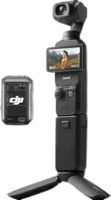 DJI Osmo Pocket 3 Creator Combo, Vlogging Cameras with 1'' CMOS, 4K/120fps Vlog Camera, 3-Axis Stabilization, Face/Object Tracking, Mic Included for Clear Sound, Digital Vlogging Camera for YouTube