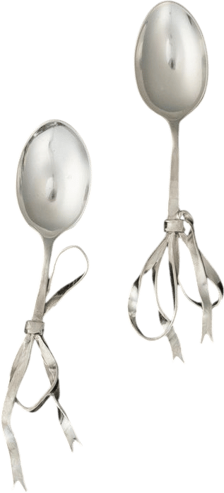 Old Jewelry ribbon spoons