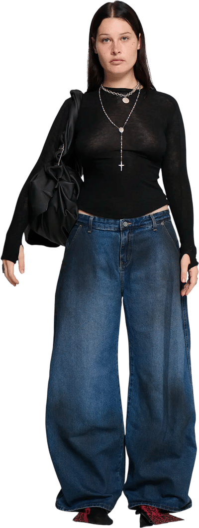 Ivy Denim (Without Distressed Knee)