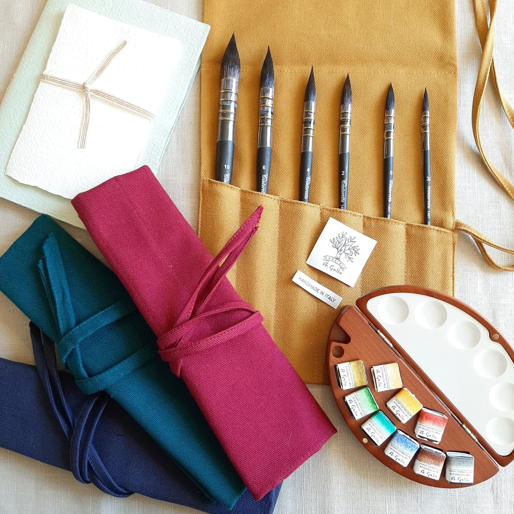 A. Gallo Colors Brush Collections and Rolls