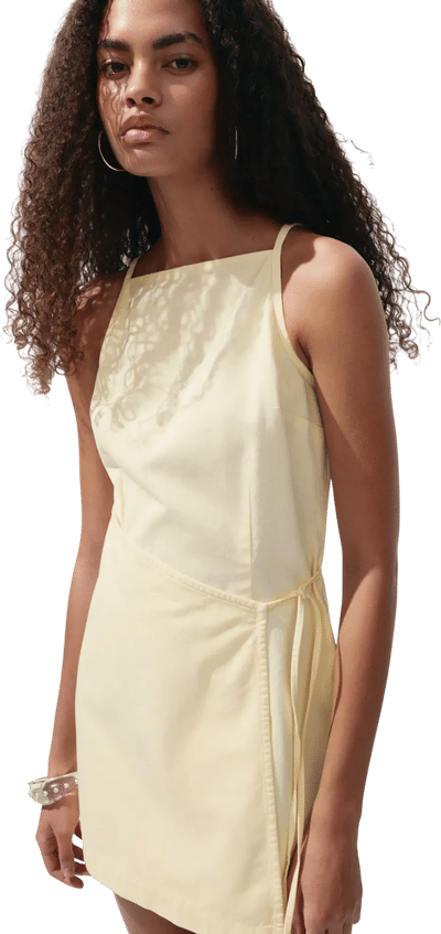 Dress with Straps and Bow Detail