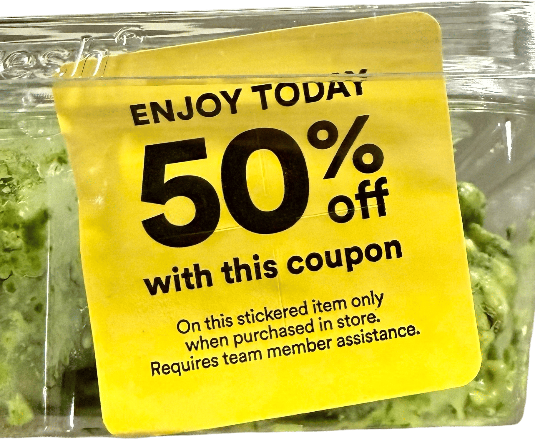Whole Foods 50% Off Stickers