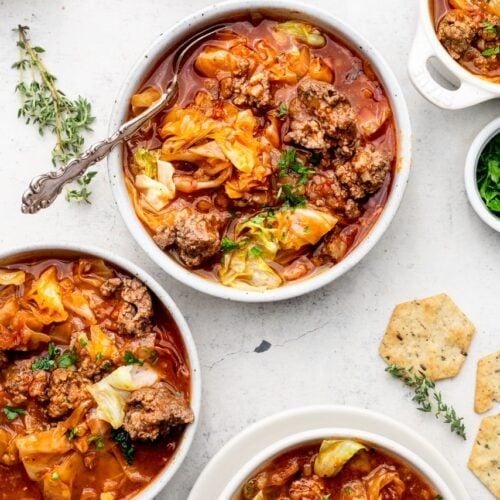 Cabbage roll soup