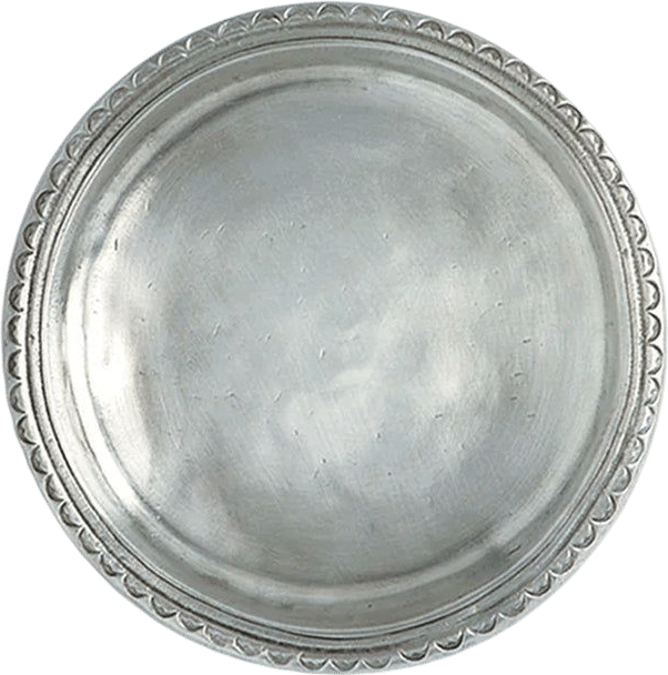 Match Scallop Rimmed Bottle Coaster