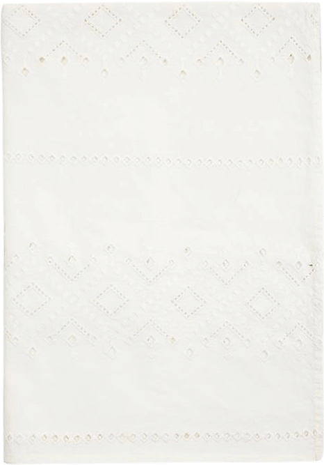Ojete Embroidered Linen Rectangular Tablecloth (118in/3m)