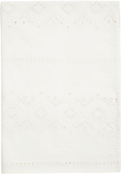 Ojete Embroidered Linen Rectangular Tablecloth