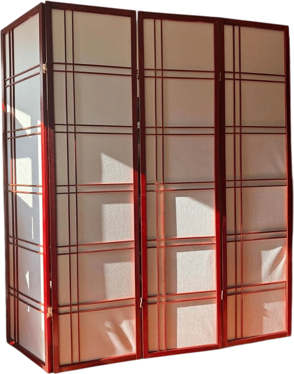 Wooden Wild Cherry Room Partition