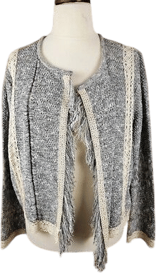 Vintage Mary McFadden Collection Open Cardigan Sweater Size Large  | eBay