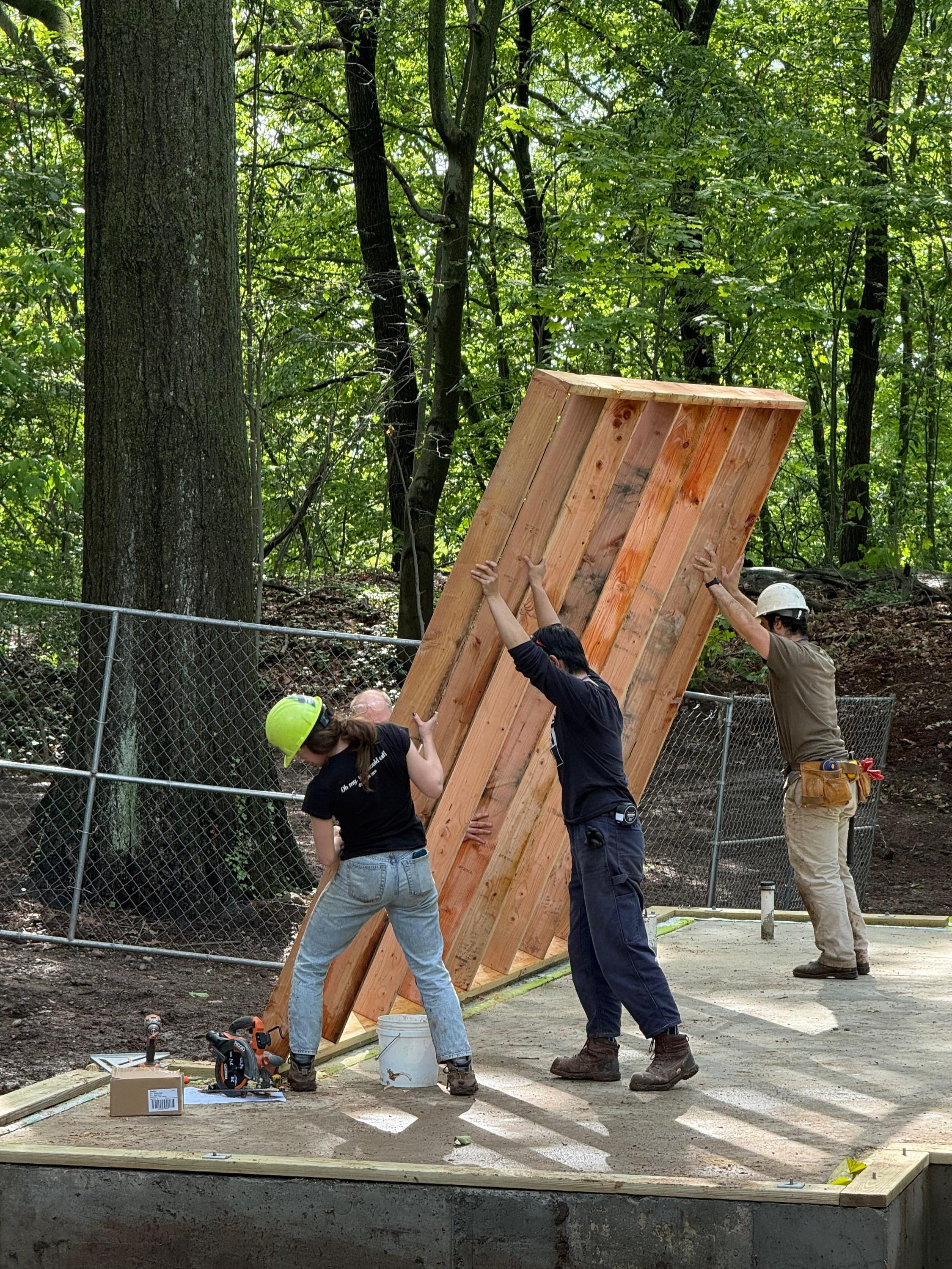 building a house with 65 of your friends