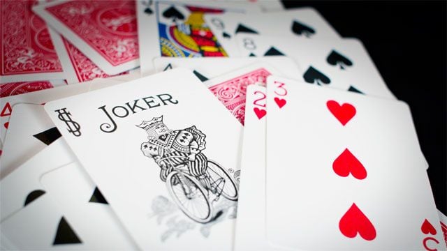 A deck of cards and getting really into a random game like “golf” with your partner