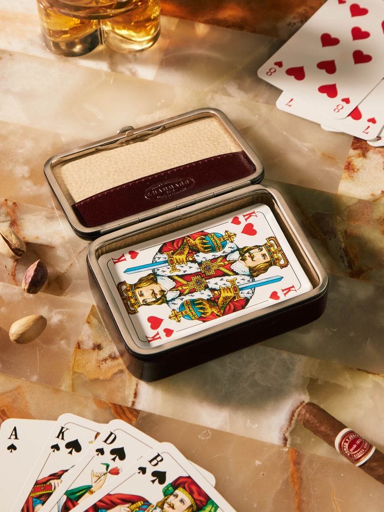 Leather Playing Cards Set