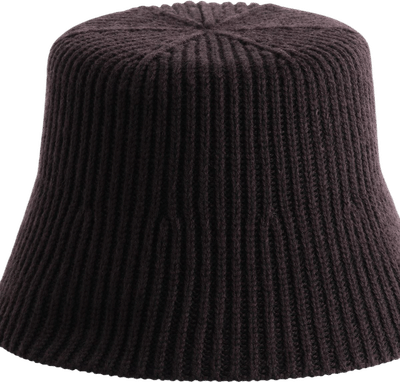 Ribbed Wool-Blend Bucket Hat