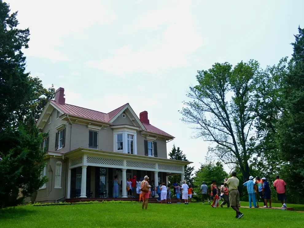 Touring the Frederick Douglass House