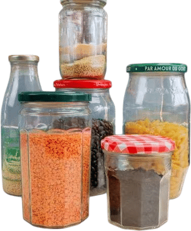 Mix & Match Glass Food Jars