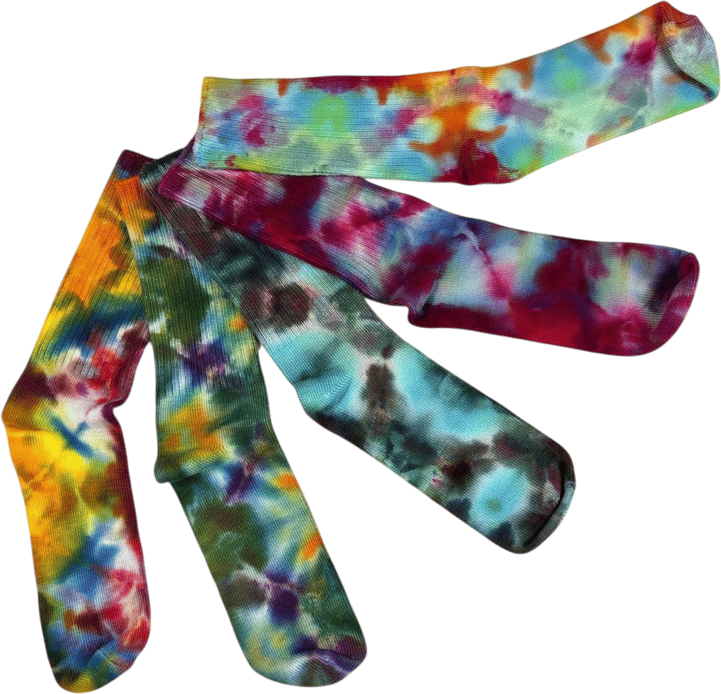 Ice Dye Bamboo Socks