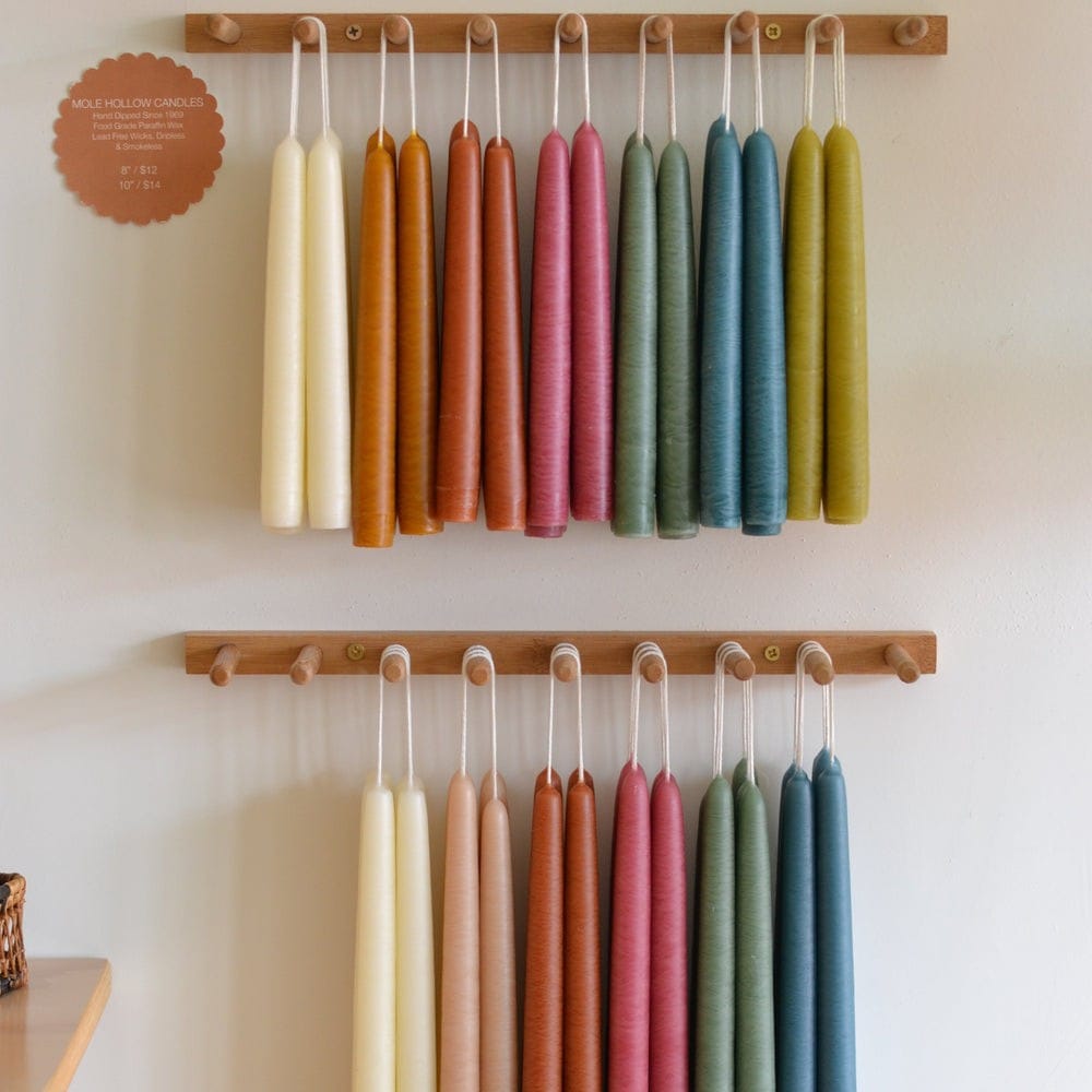 Mole Hollow 10" Taper Candles (Pair)