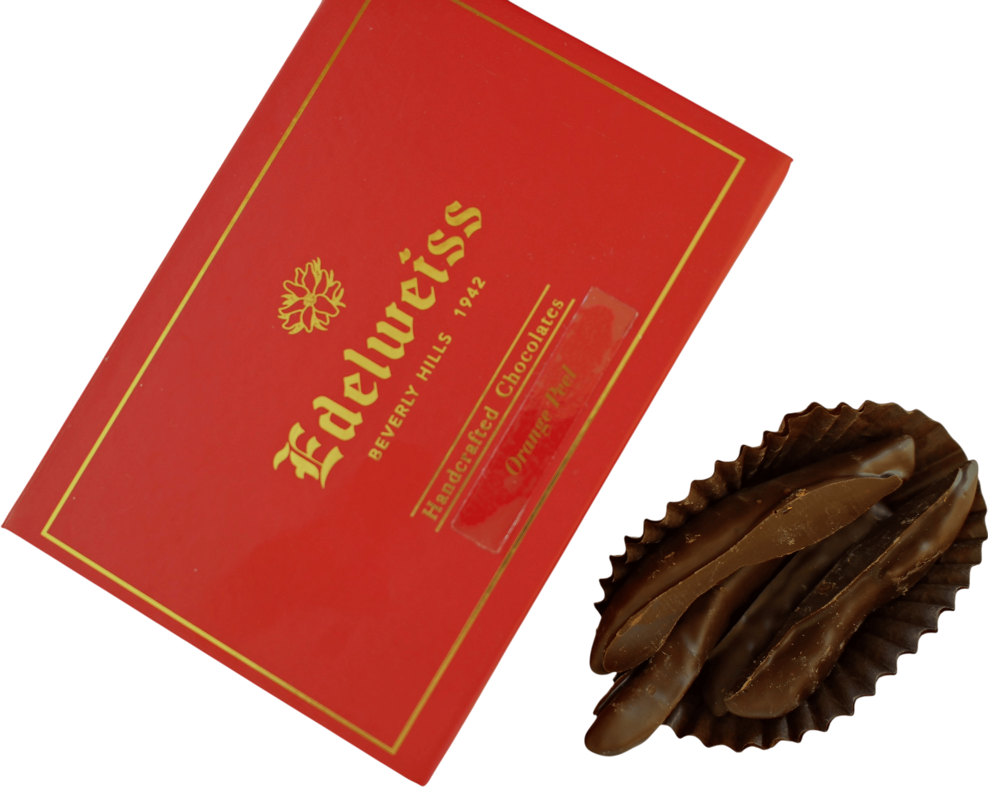 Edelweiss Vegan Dark Chocolate Orange Peel (4 oz)