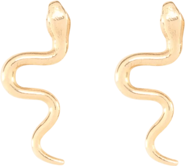 Tiniest Sylvie Snake Stud (single)