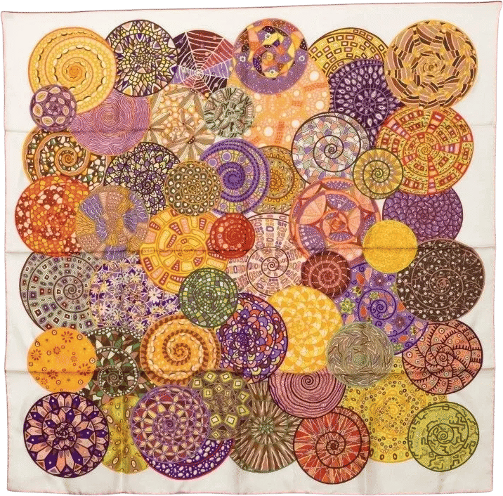 Rêves d'Escargots Silk Scarf
