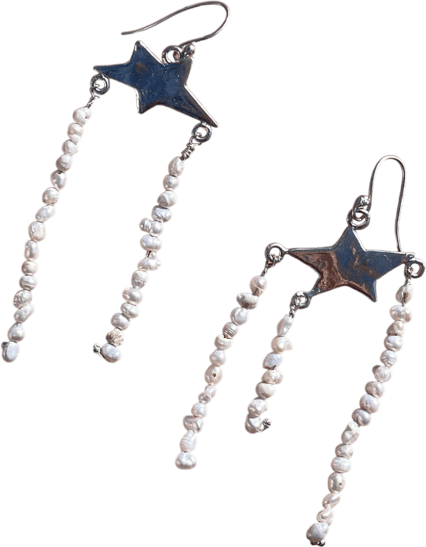 Happybellyman Star Milk Earrings