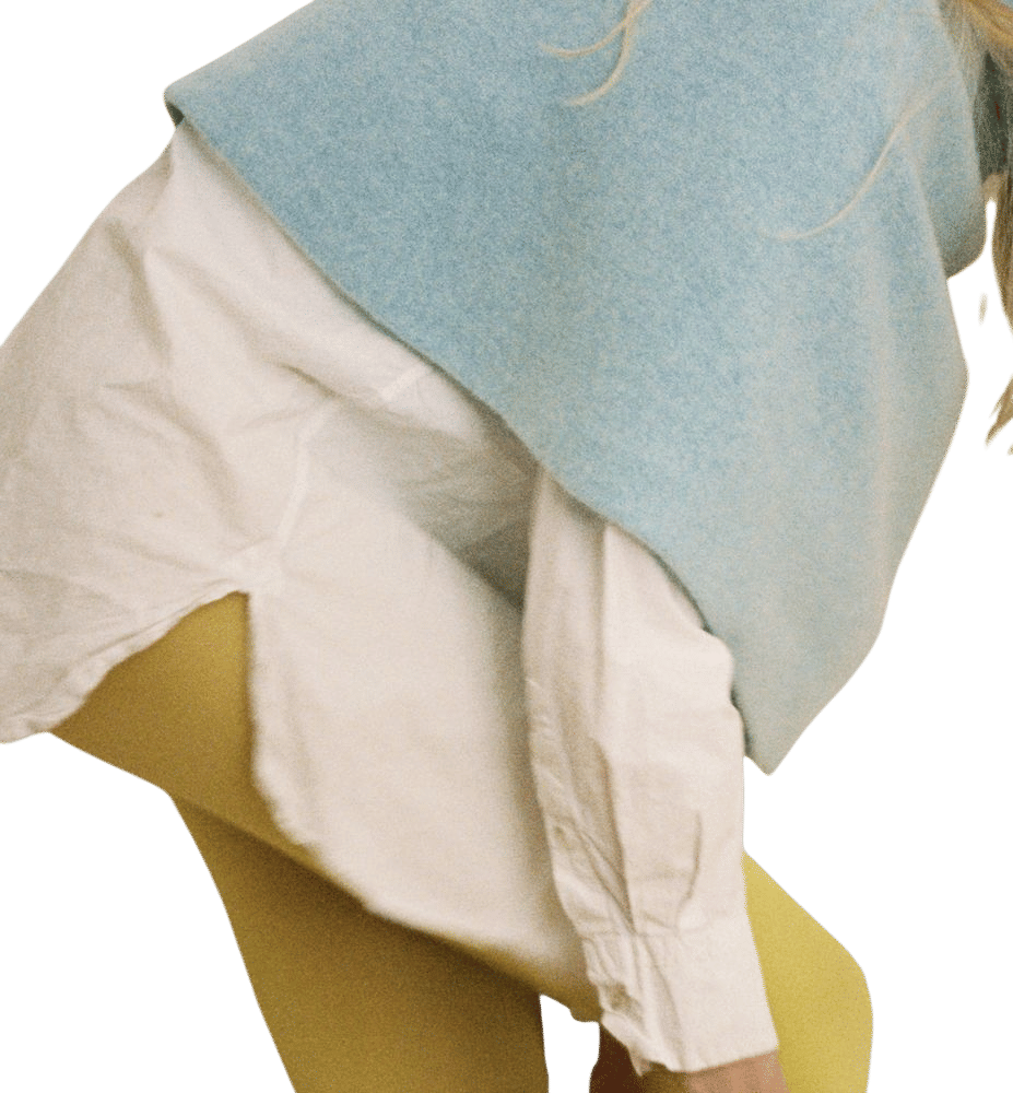 Round Long Poncho - Cecilie Telle