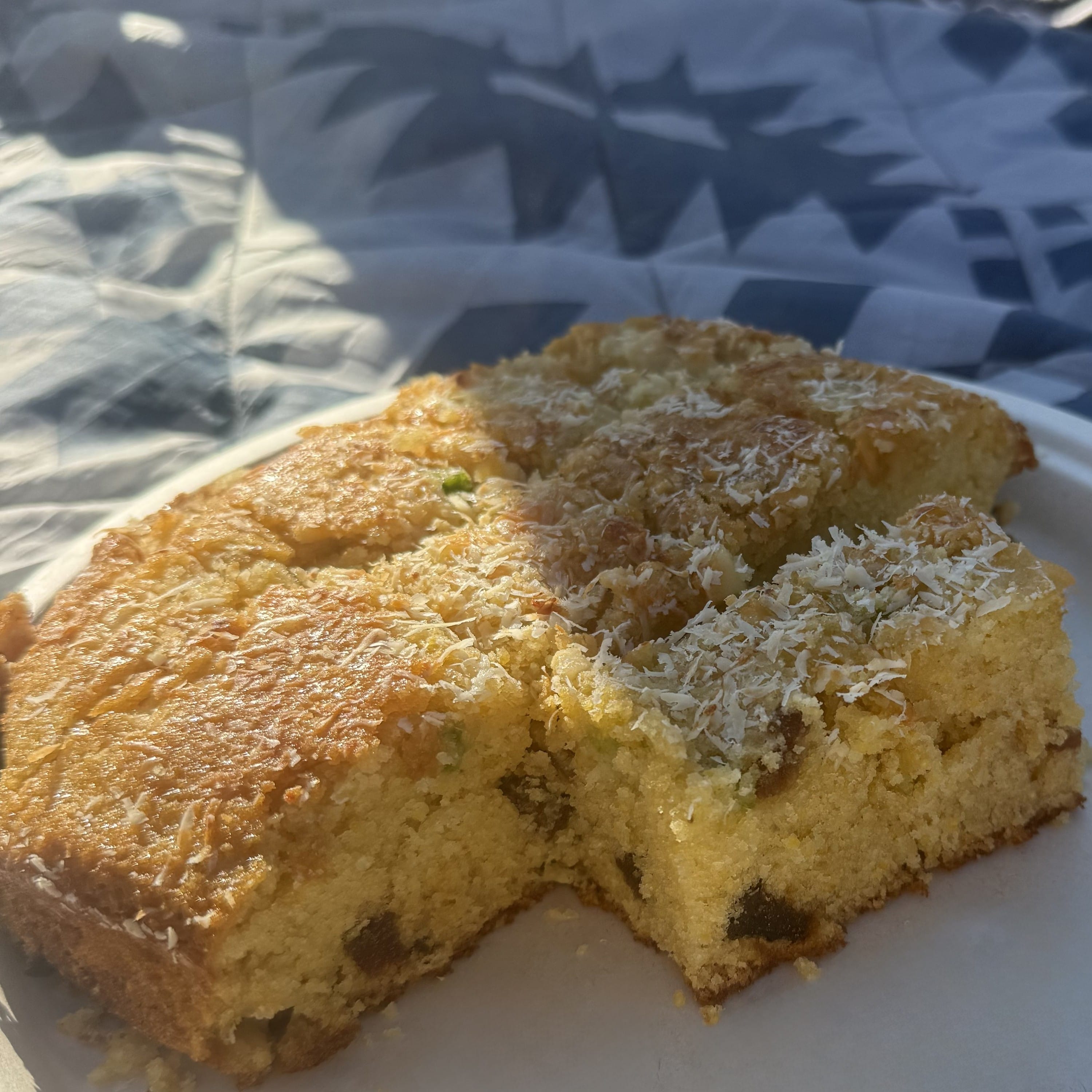 Jalapeño Apricot Cornbread + Stilton & Hot Honey