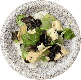 Sichuanese Cold Celtuce Woodear Salad