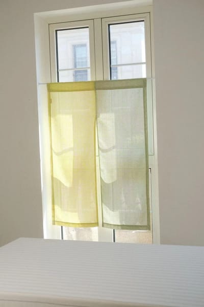 Lyman Two Tone Door Curtain
