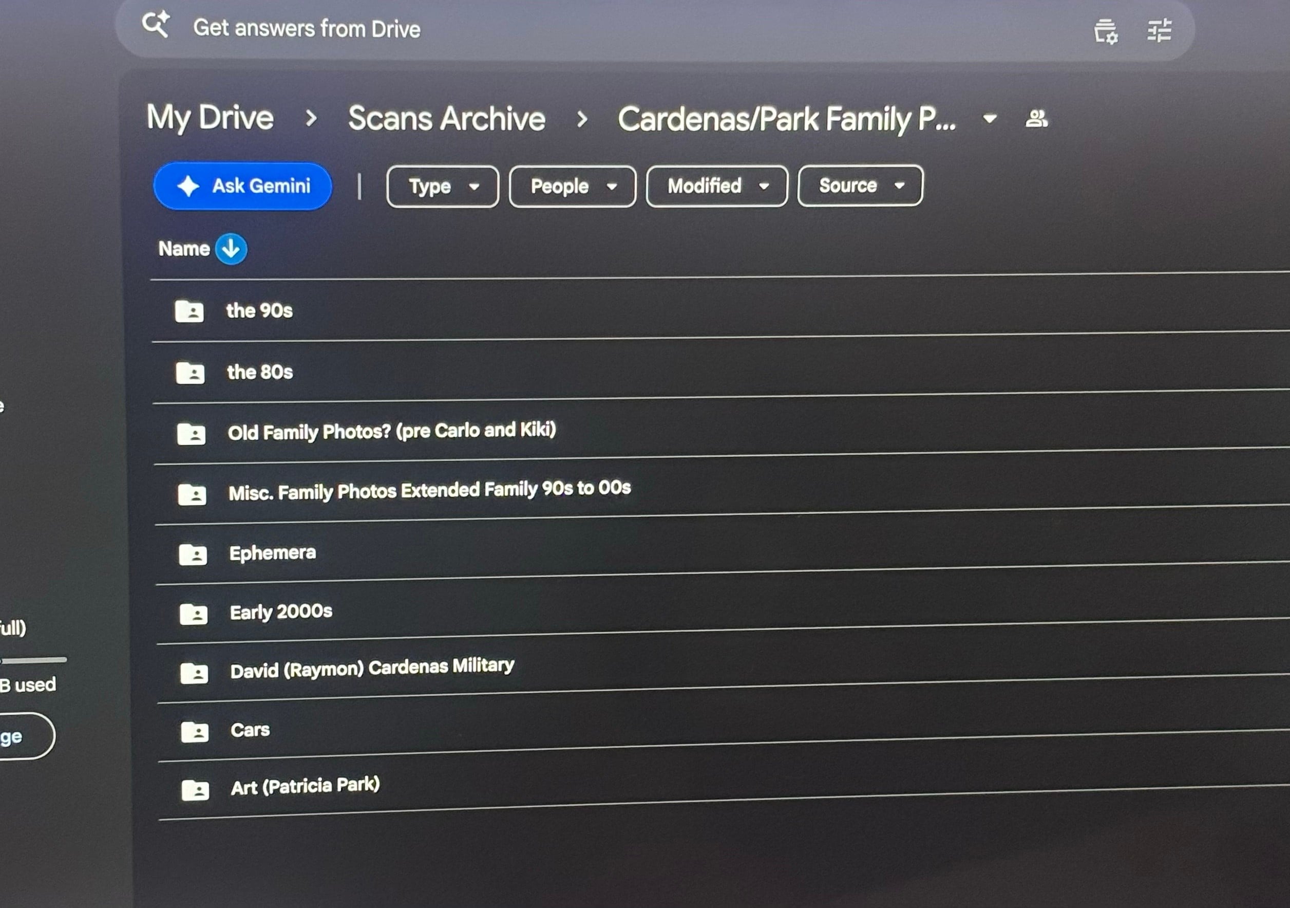 Being the family archivist/keeper of the family tree