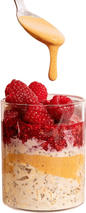 Peanut Butter & Jelly Overnight Oats