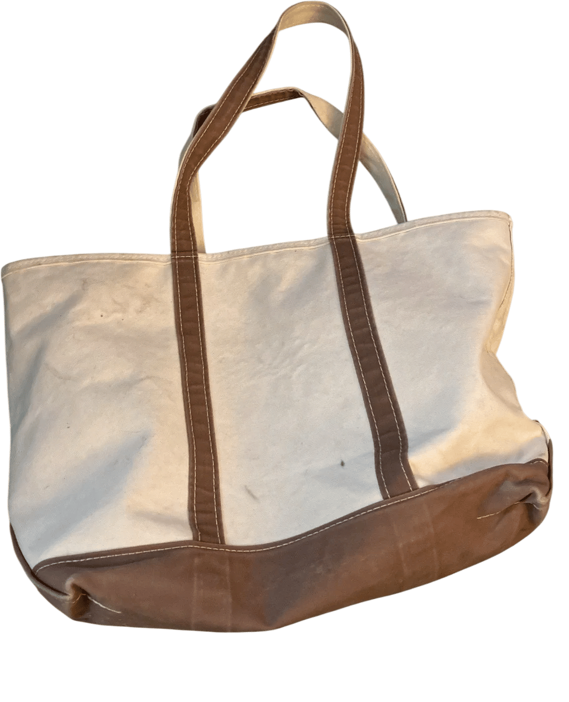 90s Vintage L.L. Bean Boat And Tote Canvas Bag