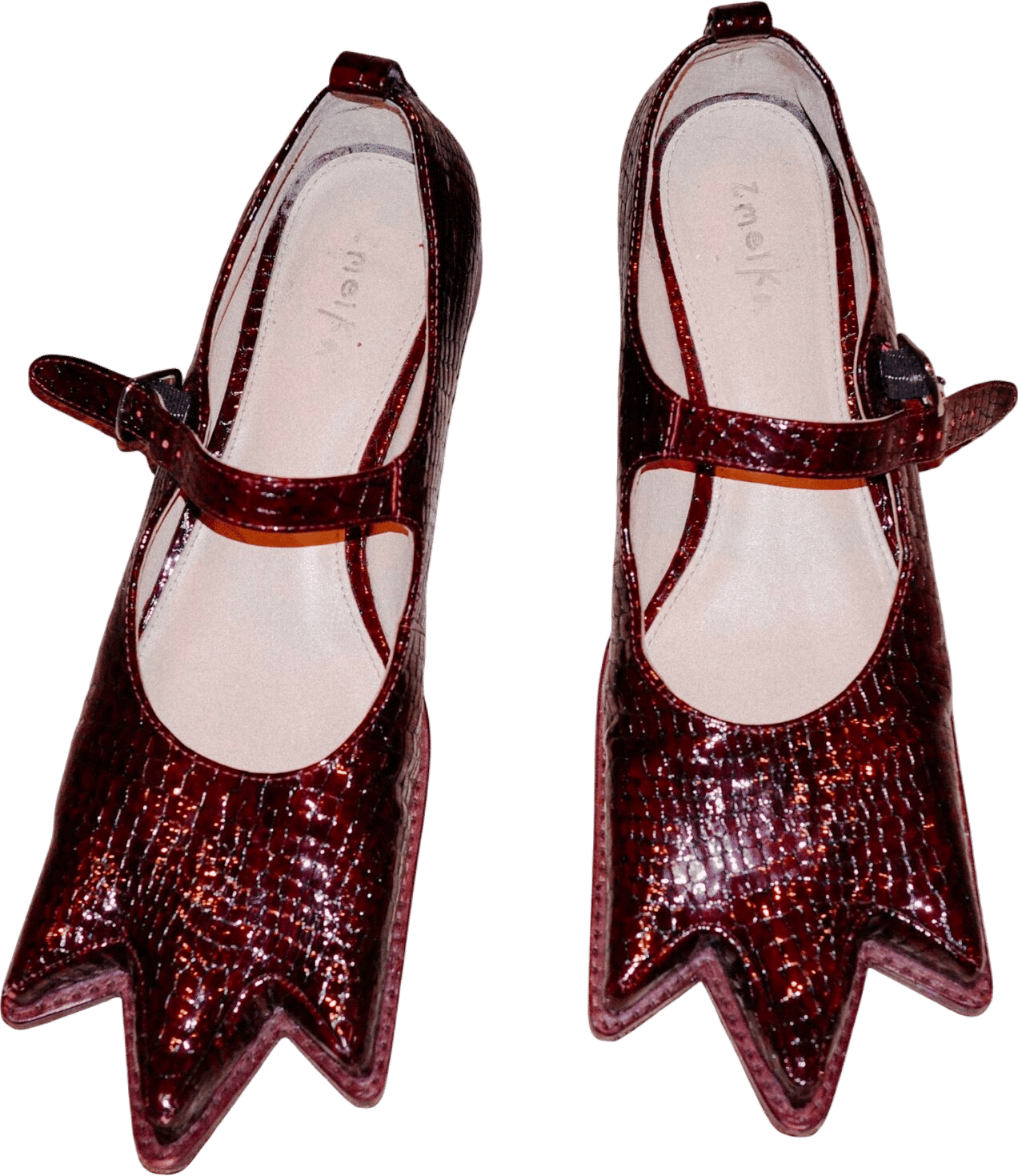 Three-toed Mary Jane's in Oxblood