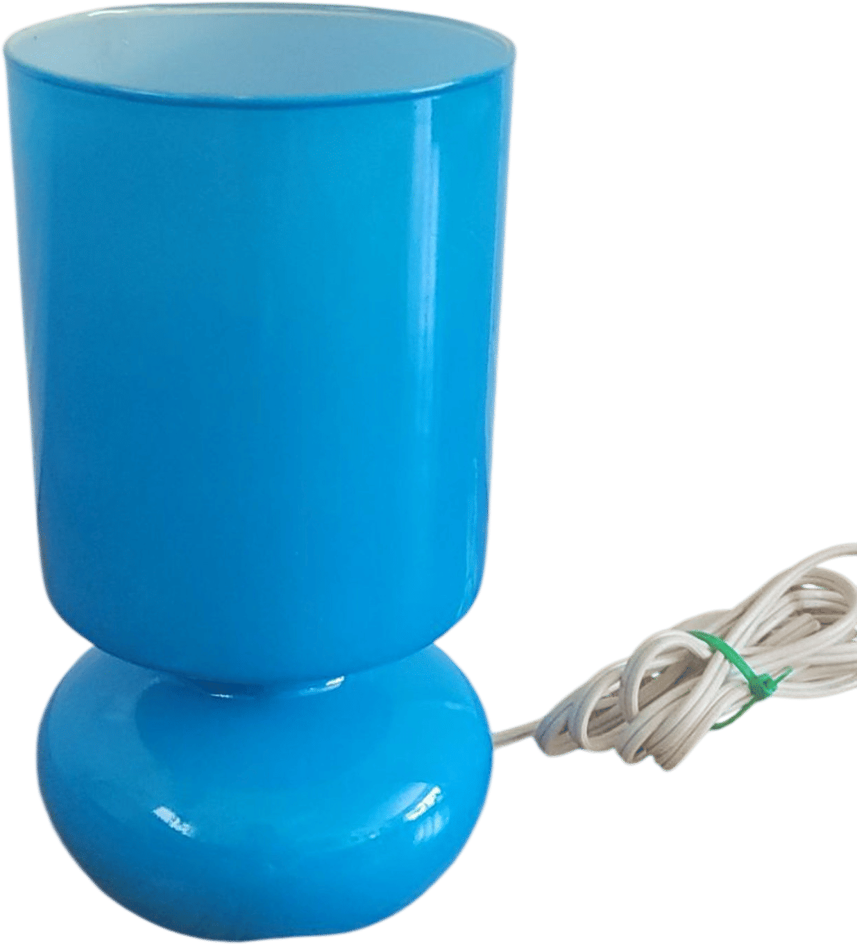 Lytka Blue Glass Lamp