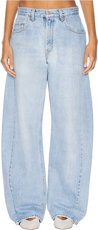 Vintage Barrel Wide Leg Jeans